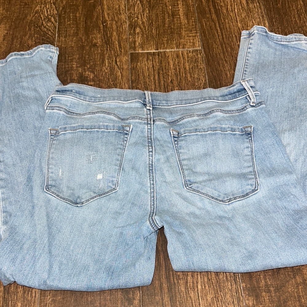 LOFT Women's Sky Blue Ankle Jeans - Picture 3 of 3